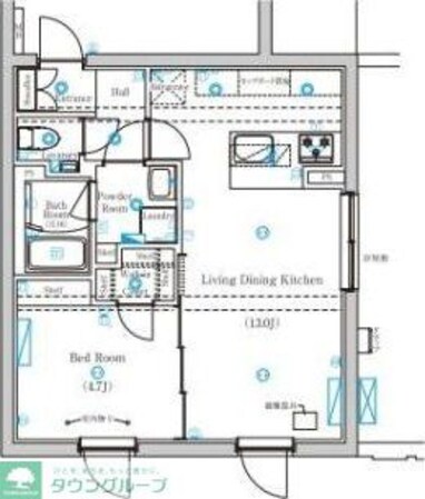 Mind Kojiyaの物件間取画像